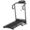  Loopband Opvouwbaar Elektrisch 500 W 0,8-10 Km/h 0,75HP LCD-display Mobiele Telefoonhouder Geschikt Voor Home Gym Indoor Fitness Zwart 123 X 62 X 117 Cm 1