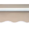 ® Luifel Aluminium Luifel Aluminium Knikarmluifel 4,5x3m Zonwering Balkon Beige 6