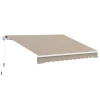  Luifel Aluminium Luifel Knikarmluifel Luifel 3,95 M Zonwering Balkon Beige 1