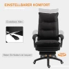  Massage Bureaustoel, Directiestoel Met Massagefunctie, Gamestoel, In Hoogte Verstelbare, Ergonomische Draaistoel, Massagestoel, Nylon, Zwart, 70 X 62 X 120-130 Cm 8