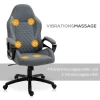  Massage Bureaustoel, Directiestoel Met Massagefunctie, In Hoogte Verstelbare Gamestoel, Ergonomische Draaistoel, Massagestoel, Grijs, 64 X 68,5 X 113-121 Cm 4