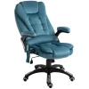  Massagestoel Directiestoel Met Massagefunctie In Hoogte Verstelbare Draaistoel Ergonomische Gamingstoel Bureaustoel Massage Blauw 67 X 74 X 107-116 Cm 11