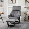  Massagestoel TV-stoel Relaxstoel Met Ligfunctie Fauteuil Met Kruk Massagefunctie Fluweelachtig Polyester Grijs 76 X 80 X 102 Cm 10