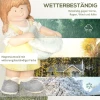  Meisje Met Hoed Tuinornament Tuinornament Weerbestendig 27cm X 21cm X 45cm 6