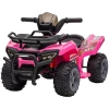  Mini Elektrische Quad Kinderen Elektrische ATV Kinderwagen Koplamp Kindervoertuig Kindermotor Elektrische Quad Voor 18-36 Maanden Kinderen Metaal PP Kunststof Roze 70 X 42 X 45 Cm 11