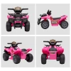  Mini Elektrische Quad Kinderen Elektrische ATV Kinderwagen Koplamp Kindervoertuig Kindermotor Elektrische Quad Voor 18-36 Maanden Kinderen Metaal PP Kunststof Roze 70 X 42 X 45 Cm 8