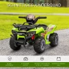  Mini Elektrische Quad Kinderen Elektrische ATV-kinderwagen LED-koplamp Kindervoertuig Kindermotor Elektrische Quad Voor 18-36 Maanden Kinderen Metaal PP Kunststof Groen 70 X 42 X 45 Cm 4