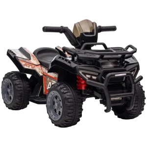  Mini Elektrische Quad Kinderwagen Elektrische ATV Kinderwagen Kindervoertuig Kindermotor Elektrische Quad Voor 18-36 Maanden Kinderen Metaal PP Kunststof Zwart 70 X 42 X 45 Cm 1