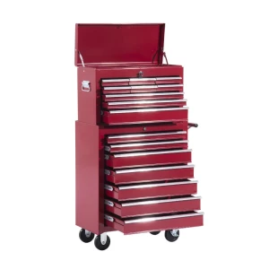  Mobiele Gereedschapswagen Werkplaatswagen Trolley Gereedschapskist (rood) 1