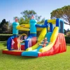  Opblaasbaar Springkasteel Met Blazer Waterpark Voor Kinderen Opblaasbare Glijbaan Indoor En Outdoor Klimwand Trampoline Met Draagtas Voor Kinderen Van 3 Tot 8 Jaar 265 X 260 X 200 Cm 2