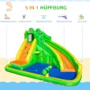  Opblaasbaar Springkasteel Met Blower Waterglijbaan Speelbad Opblaasbaar Waterspeelcentrum Met Glijbaan Waterpark Opblaasbaar Peuterbad Vanaf 3 Jaar 380 X 285 X 225 Cm 4