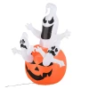  Opblaasbare Pompoen Ghost Ghost Halloween Decoratie Figuur Luchtfiguur Met LED-verlichting, Polyester, 120x120x180cm 11