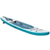 Opblaasbare Surfplank 320 Cm Surfplank SUP-board Kajak Stand-up Board Opblaasbare SUP-boardset Met Verstelbare Peddel Kajakzitting Opvouwbaar EVA Antislip Incl. Accessoires Wit + Blauw 8