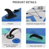  Opblaasbare Surfplank Stand Up Board Met Paddle Antislip Uitrusting PVC EVA Blauw+Wit 320 X 80 X 15 Cm 5
