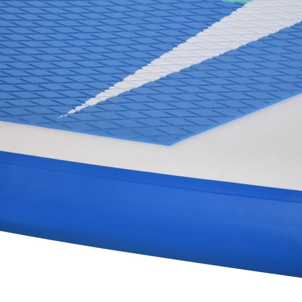  Opblaasbare Surfplank Stand Up Board Met Paddle Antislip Uitrusting PVC EVA Blauw+Wit 320 X 80 X 15 Cm 8