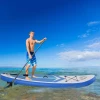  Opblaasbare Surfplank Stand Up Board Met Paddle Antislip Uitrusting PVC EVA Blauw+Wit 320 X 80 X 15 Cm 9