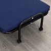  Opklapbaar Logeerbed, 2-in-1 Opklapbed Met Wielen, In Hoogte Verstelbare Hoofdeinde, Staal + Schuim, Blauw, 184 X 65 X 26 Cm 20