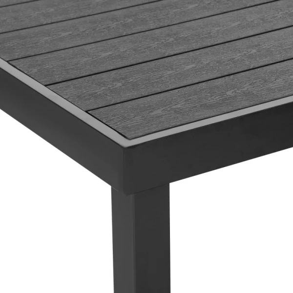  Opklapbare Zitgroep 7 Stuks. Balkonset Balkonmeubel 1 Tafel + 6 Stoelen Tuinmeubelset Zitset Aluminium Gaas Zwart 9