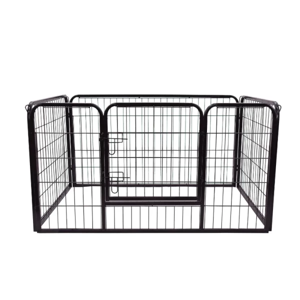 Opvouwbare Puppyren 1 Deur 129cm X 84cm X 70cm Zwart 1