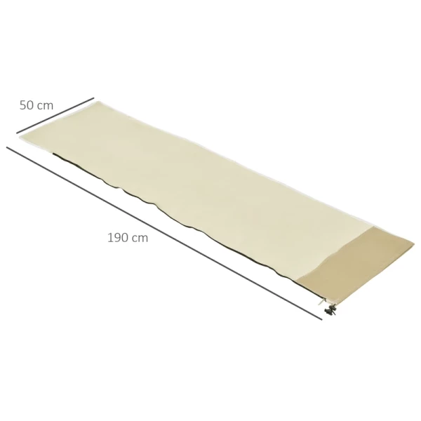  Parasol Beschermhoes Tot Ø300 Cm Hoes Parasolhoes Met Rits Oxford Stof Beige + Coffee Ø30 X 190 Cm 3