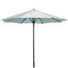  Parasol Gemakkelijk Te Openen En Te Sluiten Windkap Tweedelig Metalen Paal Groen 2,92 X 2,92 X 2,50 M 1