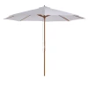  Parasol Hout 300 Cm Houten Parasol Tuinparasol Balkonparasol Bamboe Creme Wit 1