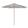  Parasol Hout 300 Cm Houten Parasol Tuinparasol Balkonparasol Bamboe Grijs 1