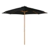  Parasol Hout 300 Cm Houten Parasol Tuinparasol Balkonparasol Bamboe Zwart 1