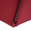  Parasol Met Zwengel- En Kantelfunctie, Metaal+polyester, Rood, Ø2,7 X 2,35 M 12