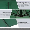  Parasol Met Zwengel Weerbestendig 3 M X 3 M X 2,5 M XXL Groen 5