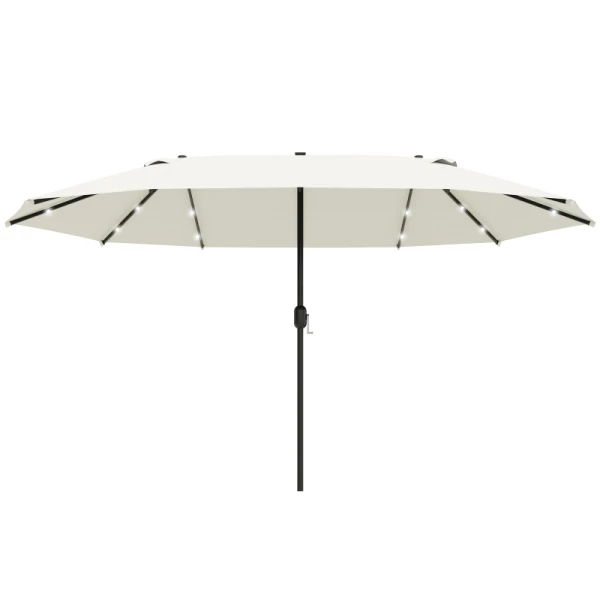 Parasol Ovaal Creme Wit 440 X 260 Cm 1