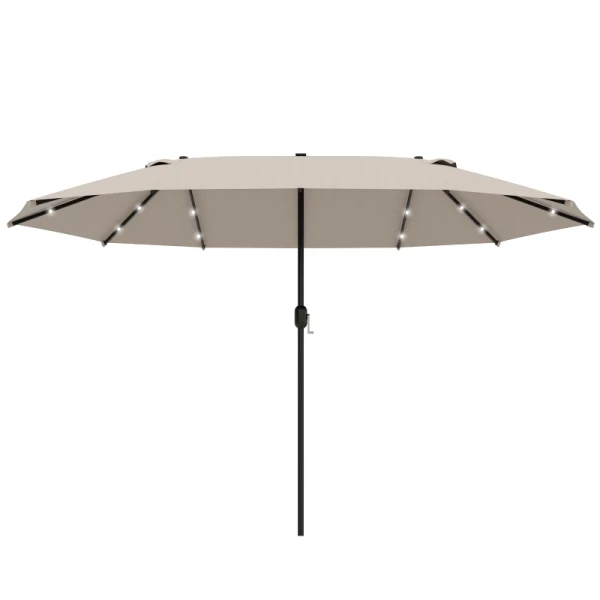  Parasol Ovaal Kaki 440 X 260 X 240cm 11