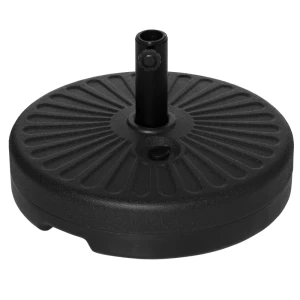  Parasolvoet 21-26 Kg Paraplubak Voor Parasol Parasolstokken 38 Mm Parasolvoet Voor Tuin Terras Balkon Cement Zwart Ø51 X 30H Cm 1