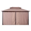  Paviljoen 3x4m Tuinpaviljoen Met 6 Zijdelen Partytent Tuintent Partytent Met Dubbel Dak Khaki 7