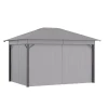  Paviljoen 4m X 3m Aluminium Roestvrij 10