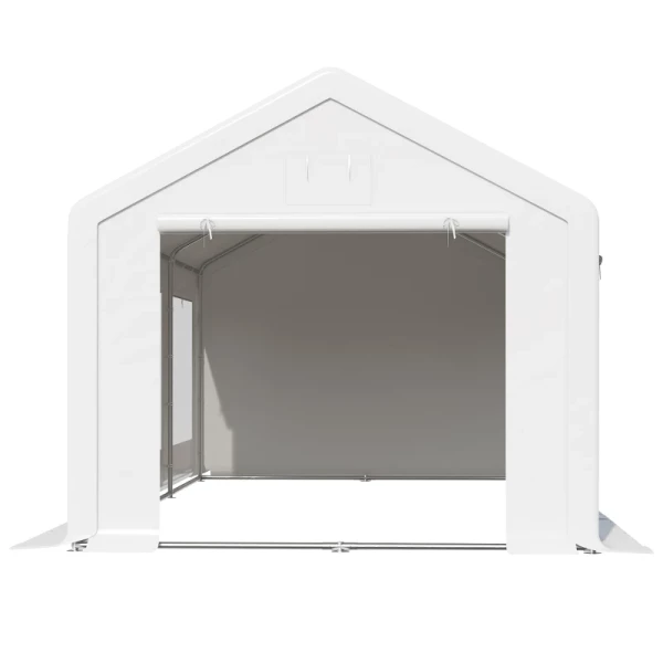  Paviljoen 6m X 3m Partytent Met Verwijderbare Zijwanden Tuintent Paviljoen Deuren Ramen Voor Familiebijeenkomsten Buitenfeest Wit 8