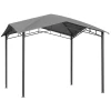  Paviljoen Paviljoen Luifel Luifel Zonnescherm Partytent Prieel Metaal + Polyester Grijs 3 X 3 M 1