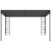  Pergola 4m X 3m Gazebo Gazebo Luifel Tent Metaal Polyester Grijs 8