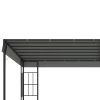  Pergola 4m X 3m Gazebo Gazebo Luifel Tent Metaal Polyester Grijs 9