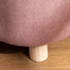  Pet Sofa Hondenmat Hondenbed Hondensofa Hondensofa Kattensofa Met Kussen Achterzak Pluche Schuim Grenen Hout Roze 70 X 47 X 30 Cm 9