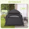  Pet Tent Hondentent Opvouwbaar Weerbestendig Hondenhok Voor Grote Honden Zwart 6