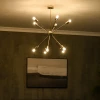  Plafondlamp, Sputnik-lamp, Vintage Design, E27-fitting, 10-lichts, Goudkleurig 7