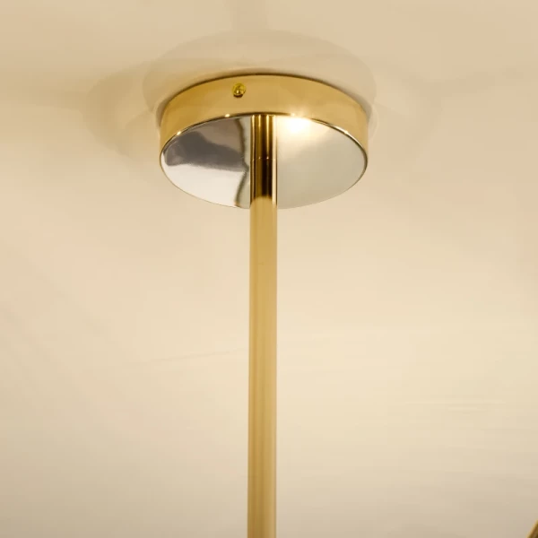  Plafondlamp, Sputnik-lamp, Vintage Design, E27-fitting, 10-lichts, Goudkleurig 8