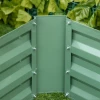  Plantenbakken Set Van 2 Plantenbakken Open Basis Stalen Frame Groen (2 X) 100 X 100 X 30 Cm 7