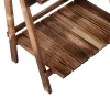  Plantentrap Bloemenbank Bloementrap Bloemenplank Plantenplank Bloemenstandaard 3 Treden Vurenhout Donkerbruin 60 X 37 X 93 Cm 9