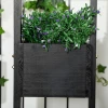  Planter Combo Modular Design Stand Frame Naturel Hout Zwart 90x45x170cm 9