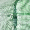  Poly Broeikas Walk-in Poly Tunnel 3 X 3 M Broeikas Met 4 Ramen Broeikas Vorstbescherming Stalen Buis Donkergroen 9