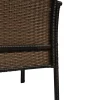  Poly Rattan Tuinmeubelset 4-delig Rat Bankstel Zitgroep Zitgroep Voor Pauze Lounge Theetafel Met Bank Zitkussen Staal Bruin + Creme Wit 9