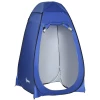  Pop-up Toilettent Verrijdbaar Camping Douchetent Met Binnenzak Waterdicht Polyester Donkerblauw 120 X 120 X 190 Cm 8