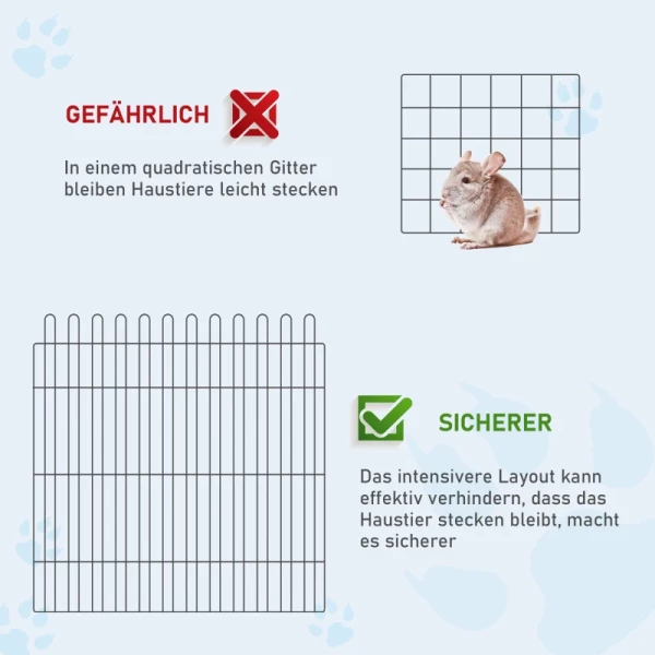  Puppy Outlet Puppy Hek Box Buitenverblijf Puppy Rooster 5 Afmetingen (afmetingen: 71x61cm) 5